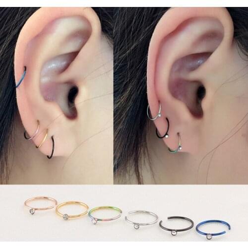 The New Ring Opening Without Titanium Clip B07 Earrings Ear Pierced Ears fashion Jewelry for Women Free Shipping