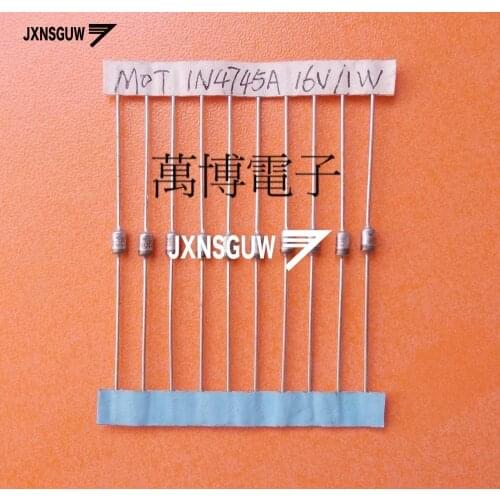 20PCS Original MOT Zener diode 1N4745 1N4745A DO-41 16V/1W Diode 4745