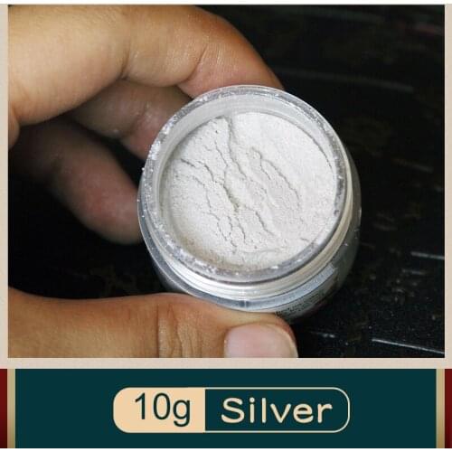 Edible Food Powder Silver Fondant Pigment Coloring to Decorate Cake Bread Chocolate Arts Food Grade