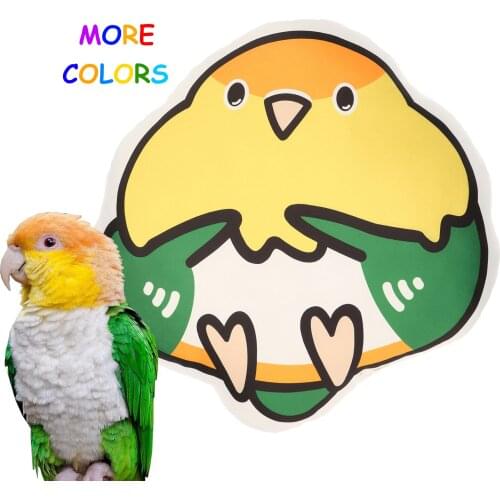 Caique Plush Caique Parrot gift Pillow Caique Cushion Parakeet Caique Gift
