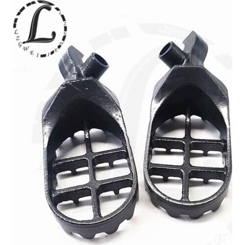 Motorcycle Footpegs For Honda CR 125 250 CR125 CR250 00-01 For Yamaha YZ125 YZ250 WR400 Steel Foot Pegs Rest Pedals Footrests
