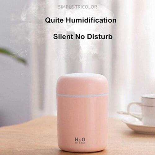Portable Electric Air Humidifier Aroma Oil Diffuser Usb Cool Mist Sprayer With Colorful Night Light For Home Car#dg4