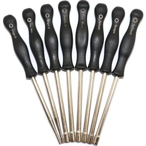 Professional 8pcs Screwdriver Carburetor Adjustment Tool Single D Double D Hexagon Hex Socket Kit Set for most 2cycle carburetor