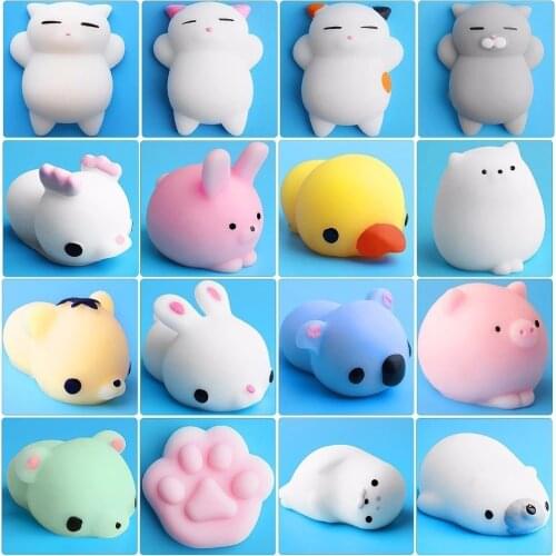 Squishy Toy Cute Animal Antistress Ball Squeeze Mochi Rising Toys Abreact Soft Sticky Squishi Stress Relief Funny Gift