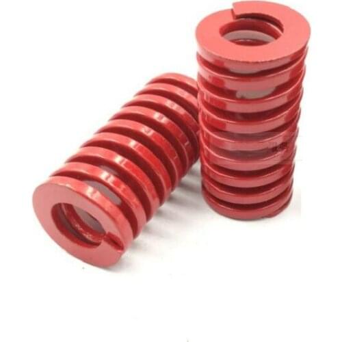 OD 40mm Red mold spring medium load compression rectangular spring X2