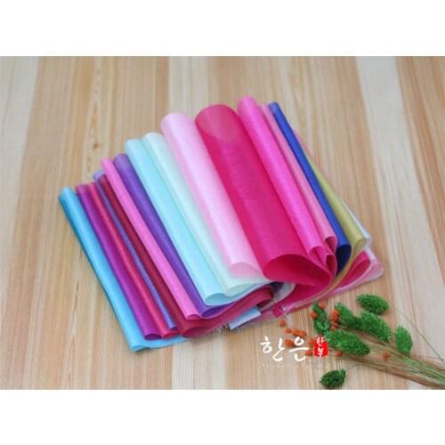 South Korea Imported Hanbok Fabrics Dark Crepe Latest Section Transparent Width 110cm1 Meter Price