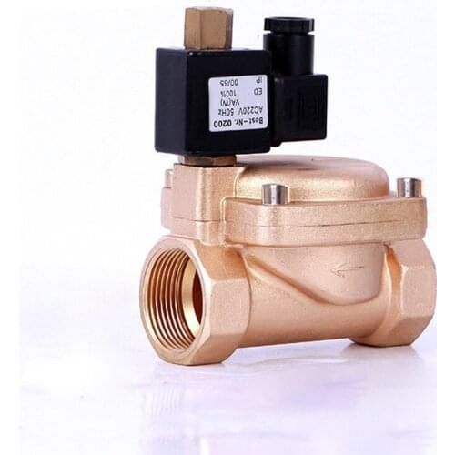 1-1/2" Normally Open Brass High Pressure 0955 Solenoid Valve 110V 24V 12V 24v
