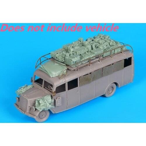 1:72 ratio die-cast resin are not painted The parts of the Opel 3.6-47 Omnibus stabwagen accessory kit