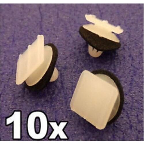 10x For Honda Plastic Clips for Triangular Door Wing Mirror- Garnish / Trim / Cover