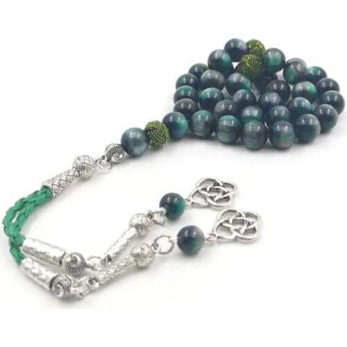 2021New special Green Resin Tasbih muslim Prayer beads misbaha arabic fashion bracelet gift islamic accessories turkish jewelry