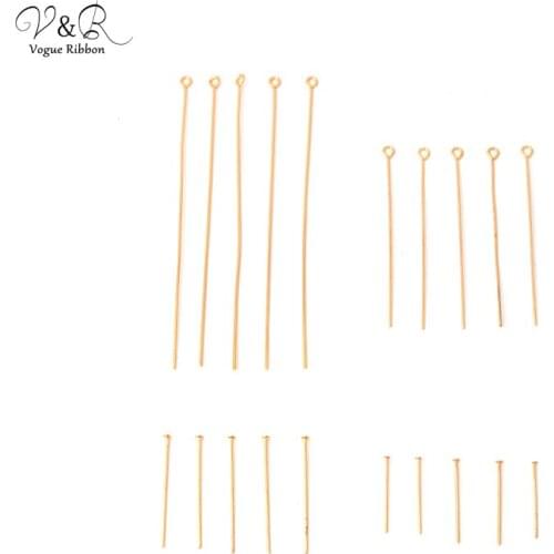 22mm 30mm 54mm 89mm Gold Plated Metal Pin for Fashion Jewelry Accessories DIY Handmade Jewelry Making Findings Components new