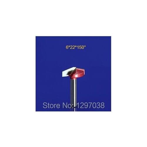 4pcs 6*22*150degree 3D Bit Router V type cutter woodworking trimming knife edge chamfering tools cnc engraving machine cutter