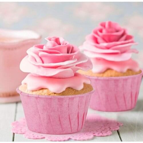 50pcs cupcake paper cups muffin cup cake molds pastry baking tools for cakes food cake mold moldes para pastel bakery supplies