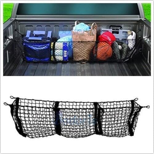 Car Organizer Rear Truck Storage Bag Luggage Nets Hook Dumpster Net For Ford F150 F650 Atlas Supper Duty Ranger Accessories