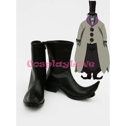 D.Gray-man The Eanl of Millennium Cosplay Shoes Boots Hand Made Custom-made For Halloween Christmas CosplayLove