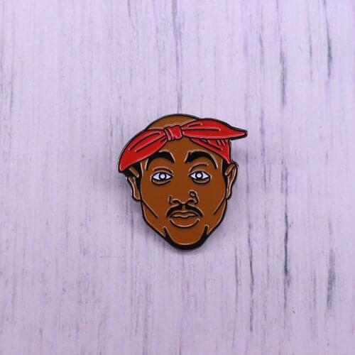 All Eyez On Me 2Pac Tupac Hat Pin California West Coast 90s Hip Hop Rapper Brooch