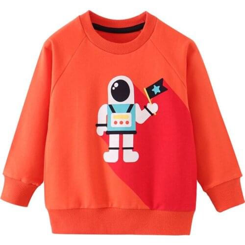 Funnygame Kids clothes spring long sleeve t shirt for boys cartoon car jacket baby O-neck cotton sweatshirt children Tops