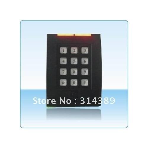 EM4100 125Khz keypad wiegand26/34 dual Led blue backlight 12V epoxy packaged R40K casing RF reader