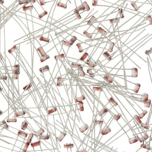 100PCS x 5528 Light Dependent Resistor LDR 5MM Photoresistor wholesale and retail Photoconductive resistance