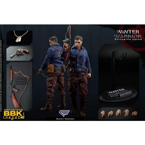 For Collection 1/6 Scale Collectible BBK07 Winter Soldier Barnes America Military Man Action Figure Full Set Model for Fans Gift