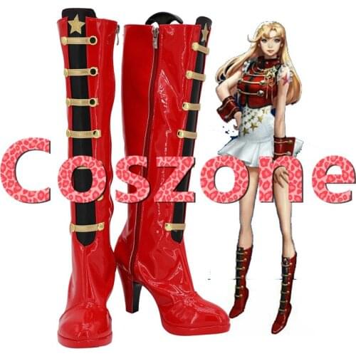 Game Cyphers Red Cosplay Shoes Boots Halloween Cosplay Costume Accessories