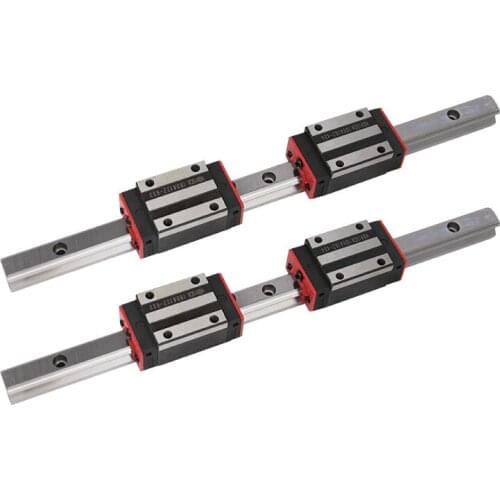 15mm linear rail HGR15-100/150/200/250mm linear guide+linear bearing block HGW15CC or slides HGH15CA for lead screw CNC parts
