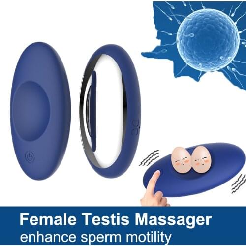 Male Masturbation Egg Vibrator Testis Massager 7 Modes Vibrating Scrotum Ball Stretcher Sex Toy for Men Adult Erotic Products