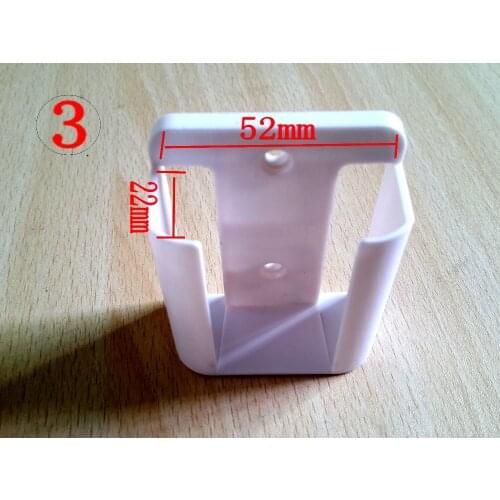 New TV DVD Air Conditioner Wall Mount Remote Control Holder Wall Mounted 52mm*22mm (2.07in*0.87in)