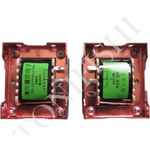 Fully balanced wide frequency response 10K:60K multi-purpose signal transformer, can pass 30mA AC and DC signals