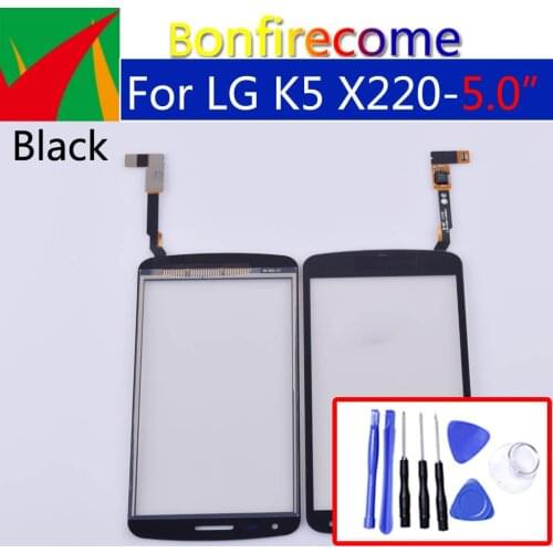 Touchscreen For LG K5 X220 X220MB X220DS Touch Screen Digitizer LCD Display Front Glass Panel Sensor Replacement 5.0 inch