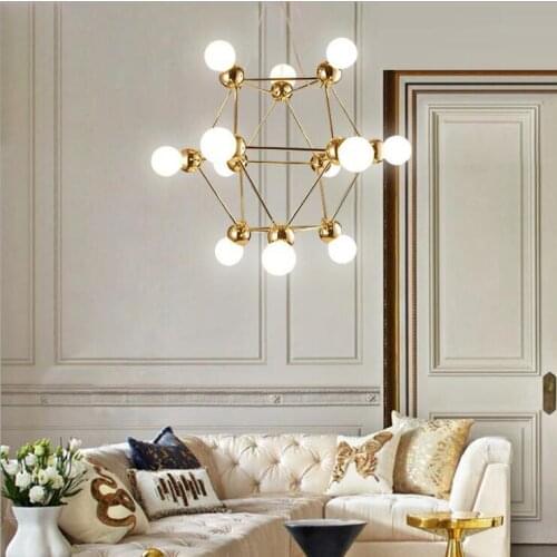 Nordic Dna Modou Pipe Pendant Light Install Indoor Suspension Industrial Loft Lights Glass Ball Lustre Hanging Lamp Scandinavian