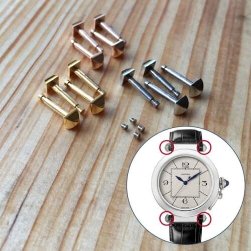 Watch screw tubes for Cartier Pasha watch strap bracelet band lug connect rod