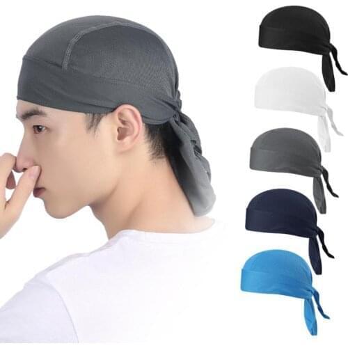 Cycling Cap Sweat-wicking Beanie Cap Cycling Headscarf Headband Quick-dry Pirate Hat Beanie Hat for Outdoor Headscarf