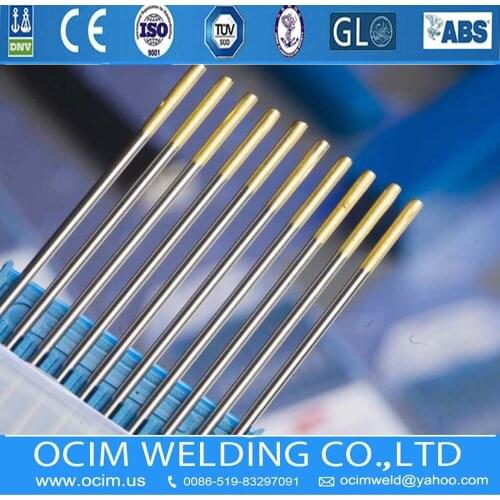 10PCS 1.5% Lanthanated Tungsten Electrode WL15 2.4*150mm 3/32*5.9 Inches