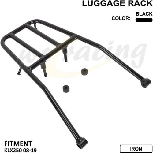 Motorcycle Rear shelf Luggage Rack Seat Rack Support Holder Cargo Shelf Bracket For KLX250 2008 2009 2010 2011 2012 2013 2014