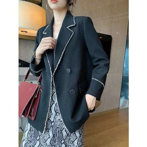2020 New Fashion Women Work Office Ladies Long Sleeve Casual Blazer Business Solid Suits