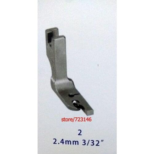 NO:2-1 2 2.4mm 3/32 2pcs HIGH SHANK SCROLL HEMMER FEET FOOT SET for INDUSTRIAL Single Needle Sewing Machines singer juki pfaff