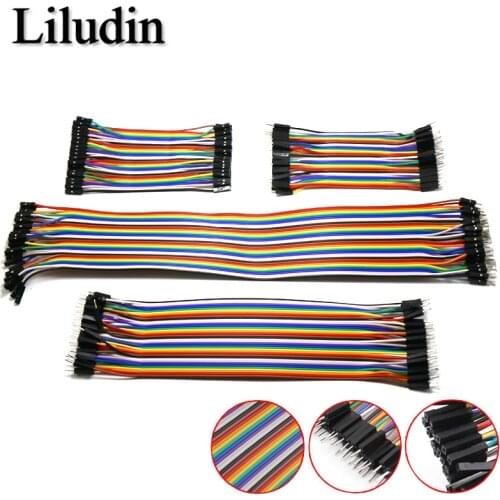 40PIN 10CM 20CM 30CM Dupont Line Male to Male + Female to Male and Female to Female Jumper Dupont Wire Cable for arduino DIY KIT