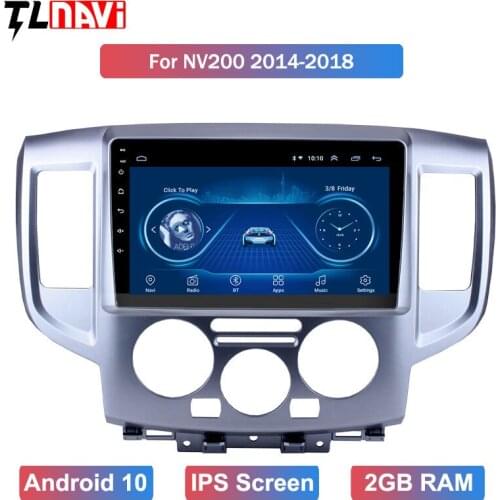 9 Inch IPS 2.5D Android 10 Head Unit Car Radio Stereo WiFi GPS Multimedia Player For 1NISSAN NV200 2009 2010 2011 2012-2016