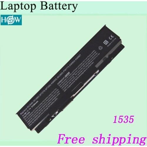 Battery For Dell Studio 1535 1536 1537 1555 1557 1558 PP33L PP39L 312-0701 312-0702 KM958 KM965 MT264 WU946 laptop battery
