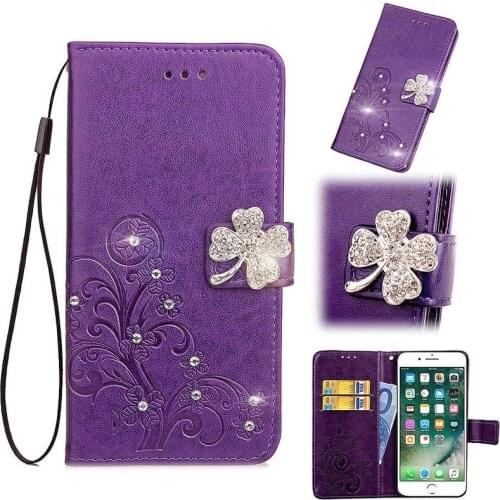 Wallet Case For Huawei P Smart 2019 Cover Case diamond Leather Flip Phone Bag Coque Cover For Huawei P Smart 2019 Cases