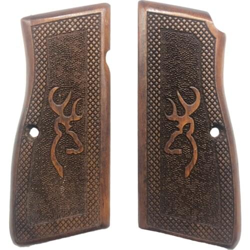 Belgium Browning Hp 14'lü Browning Logo Custom Series Laser Cutting Wooden Grip Mod62