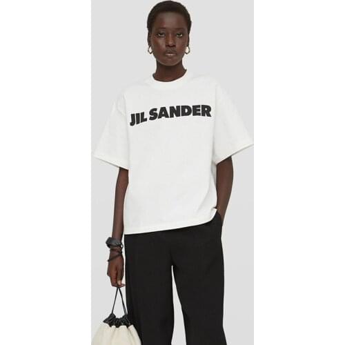 Women Summer White Casual Letter Print Cotton T-Shirt Female Slim Fashion Loose Top Ladies O-Neck Brand Short Sleeve Tops ML001