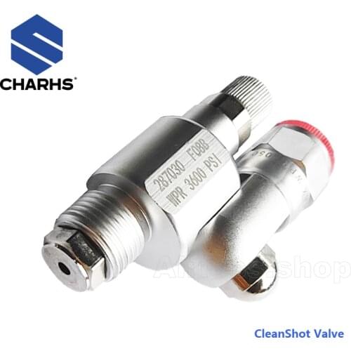 Charhs 287030 CleanShot Shut-off Valve 9raco Clean Shot Anti-Spitting Valve- for 7/8-Inch Threads Size Arless Paint Spray Guns