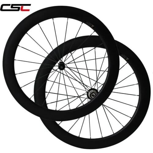 CSC Carbon bike Wheelset 650C Carbon road bicycle wheels 38mm depth Clincher powerway R36 straight pull hub