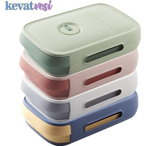 Refrigerator Egg Box Holder Organizer Drawer Type Kitchen Storage Box with Lid Stackable Eggs Container Plastic Egg Storage Box