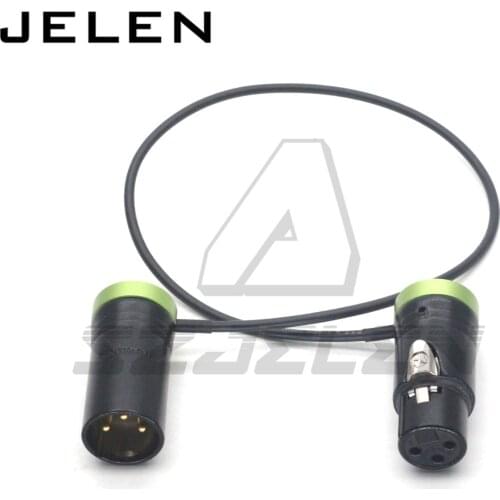 Red blue black green Low-Profile XLR NEUTRIK 3pin XLR male to 3pin XLR female Audio Line, Use SOMMER SOD-14 audio cable