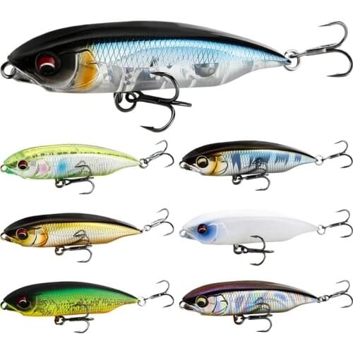 59mm 75mm karashi Slow Sinking Pencil Hard Bait 5.5g 10.5g Stickbaits i-shaped Fishing Lure Dog Walking Swimbait