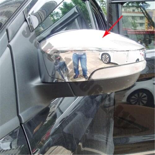 For Ford Kuga Escape 2013-2020 ABS Chrome Car Side Door Rearview Mirrors Cover Trim Car styling