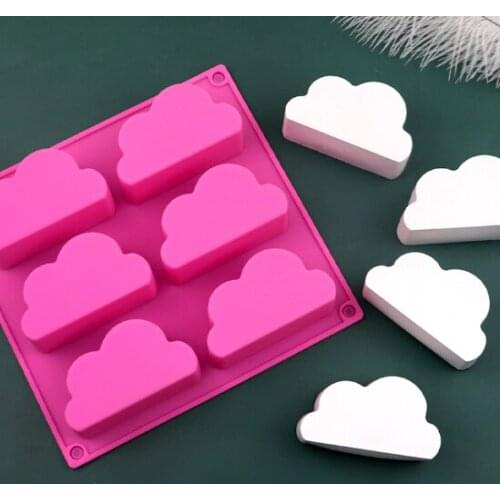 Cloud Shape Silicone Mold For Baking Mousse Cake Form Soap Mold Silicone Forms For Soap Jelly Mold Ice Cube Maker